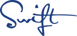 Swift branding logo representing digital innovation identity