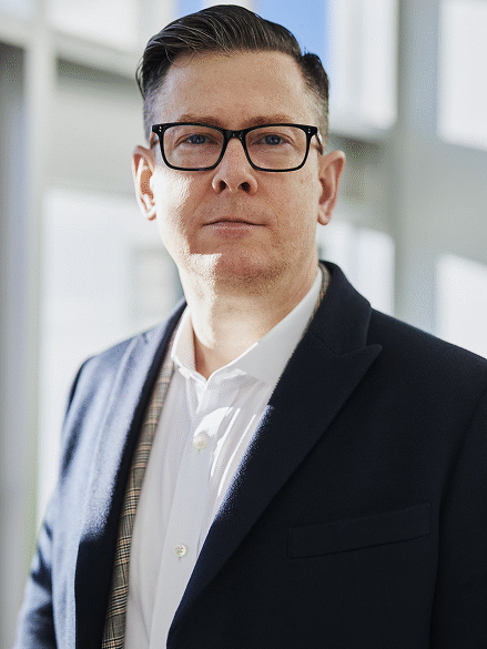 Confident business leader representing corporate consulting expertise