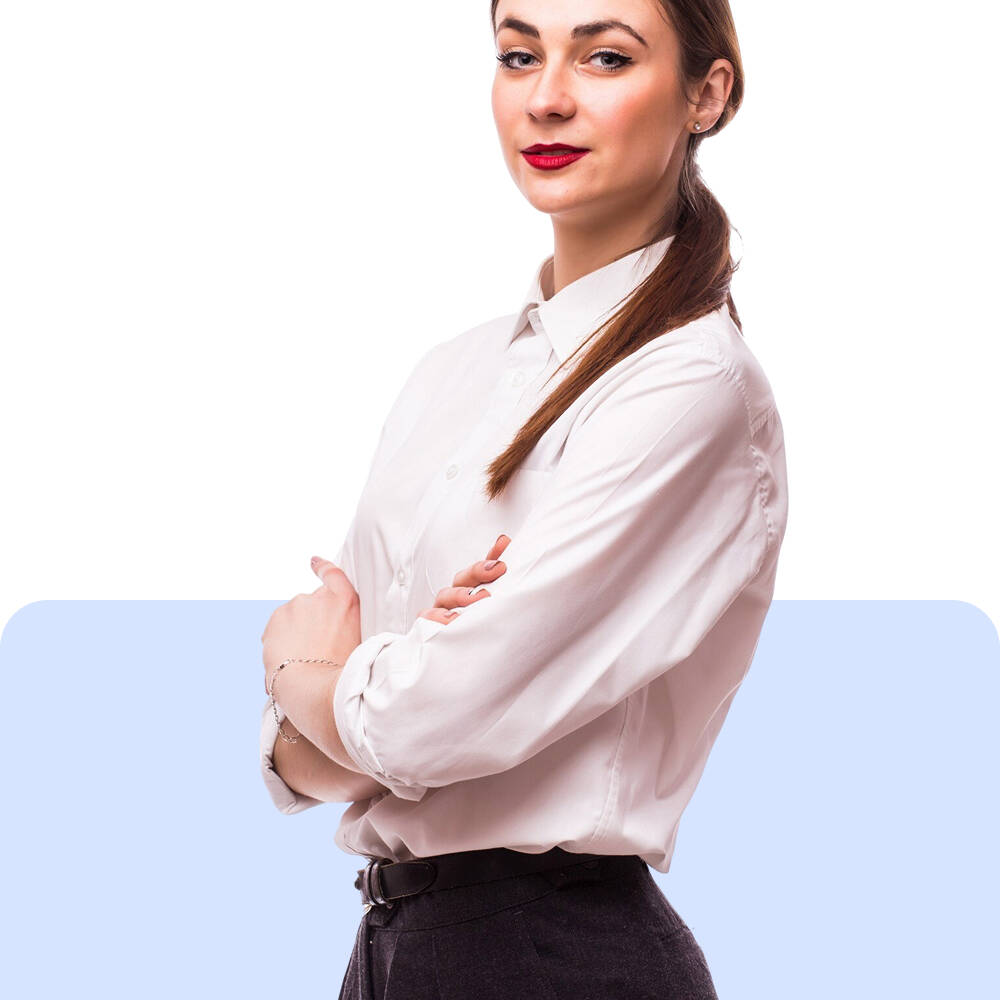Confident businesswoman representing leadership and strategic planning